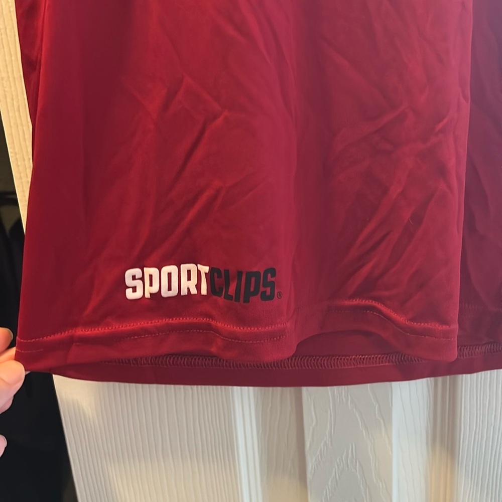 Sport Clips Red Athletic Shorts